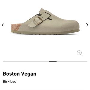Birkenstock Boston Vegan Clog Size 38 Women’s 7